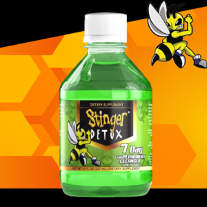STINGER DETOX 5X STRENGTH 7 DAY PERMENANT FLUSH - 8oz LIME FLAVOR