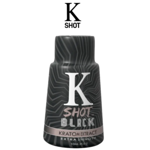 K-SHOT BLACK LIQUID KRATOM EXTRACT 10ML - 12CT DISPLAY