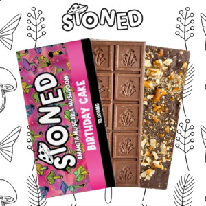 MAD HONEY STONED AMANITA MUSCARIA 10,000MG CHOCOALTE BAR - 10CT DISPLAY