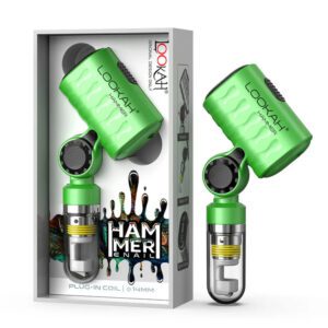 LOOKAH HAMMER 950mAh PORTABLE ENAIL BANGER DAB RIG VAPORIZER - DISPLAY OF 5