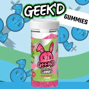 GEEK’D 2500MG DELTA 8 + THC-P GUMMIES - 6CT DISPLAY