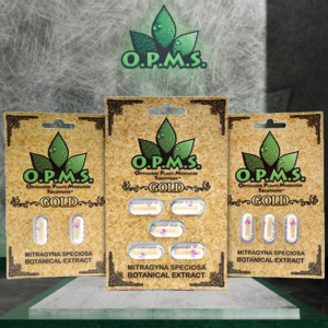 OPMS GOLD KRATOM EXTRACT CAPSULES