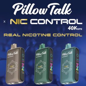 PILLOW TALK (NIC CONTROL) NC40000 20ML 40,000 PUFFS DISPOSABLE VAPE - DISPLAY OF 5