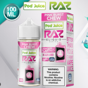 POD JUICE X RAZ NICOTINE E-LIQUID - 100ML