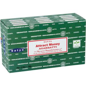 SATYA - ATTRACT MONEY INCENSE STICKS - 12CT