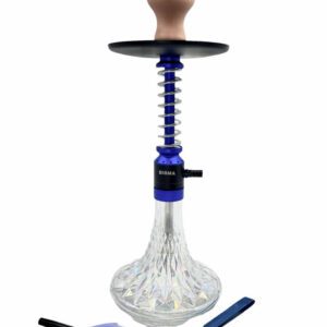 SIGMA ROTANA SPIRAL 1 HOUSE HOOKAH WITH FLAT CHILL BASE 24" - ASSORTED COLOR