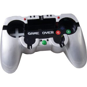 SILVER/BLACK GAME REMOTE SHARE ASHTRAY