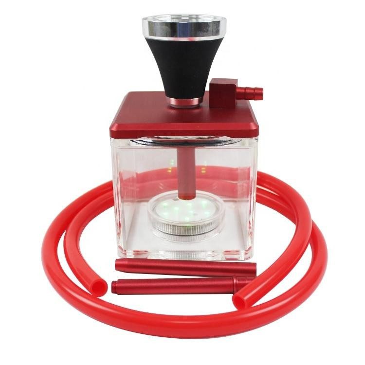 VAPOR EDGE CUBE STYLE HOOKAH 13" - ASSORTED COLOR (HOOKAH240)