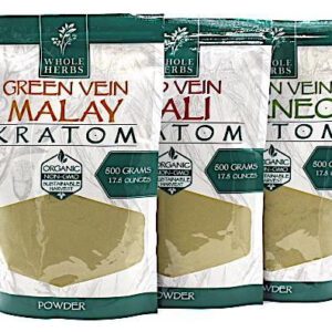 WHOLE HERBS NATURAL KRATOM POWDER - 17.5oz
