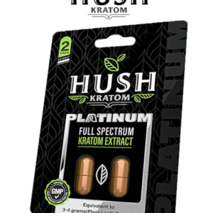 HUSH KRATOM PLATINUM FULL SPECTRUM EXTRACT - 24CT