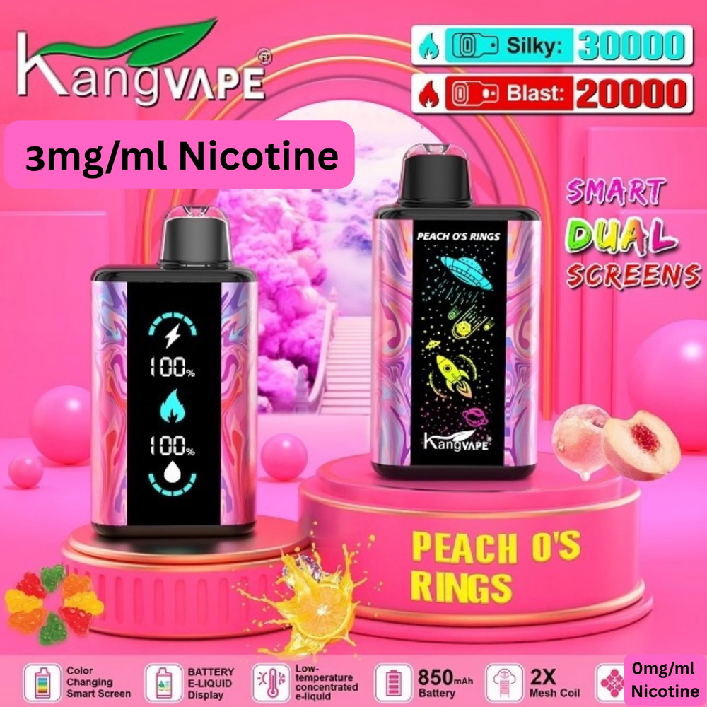 KANGVAPE 30,000 PUFFS DISPOSABLE VAPE - DISPLAY OF 5