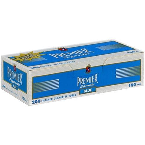 PREMIER FILTER CIGARETTE TUBES 100MM 200-PACK - DISPLAY OF 5