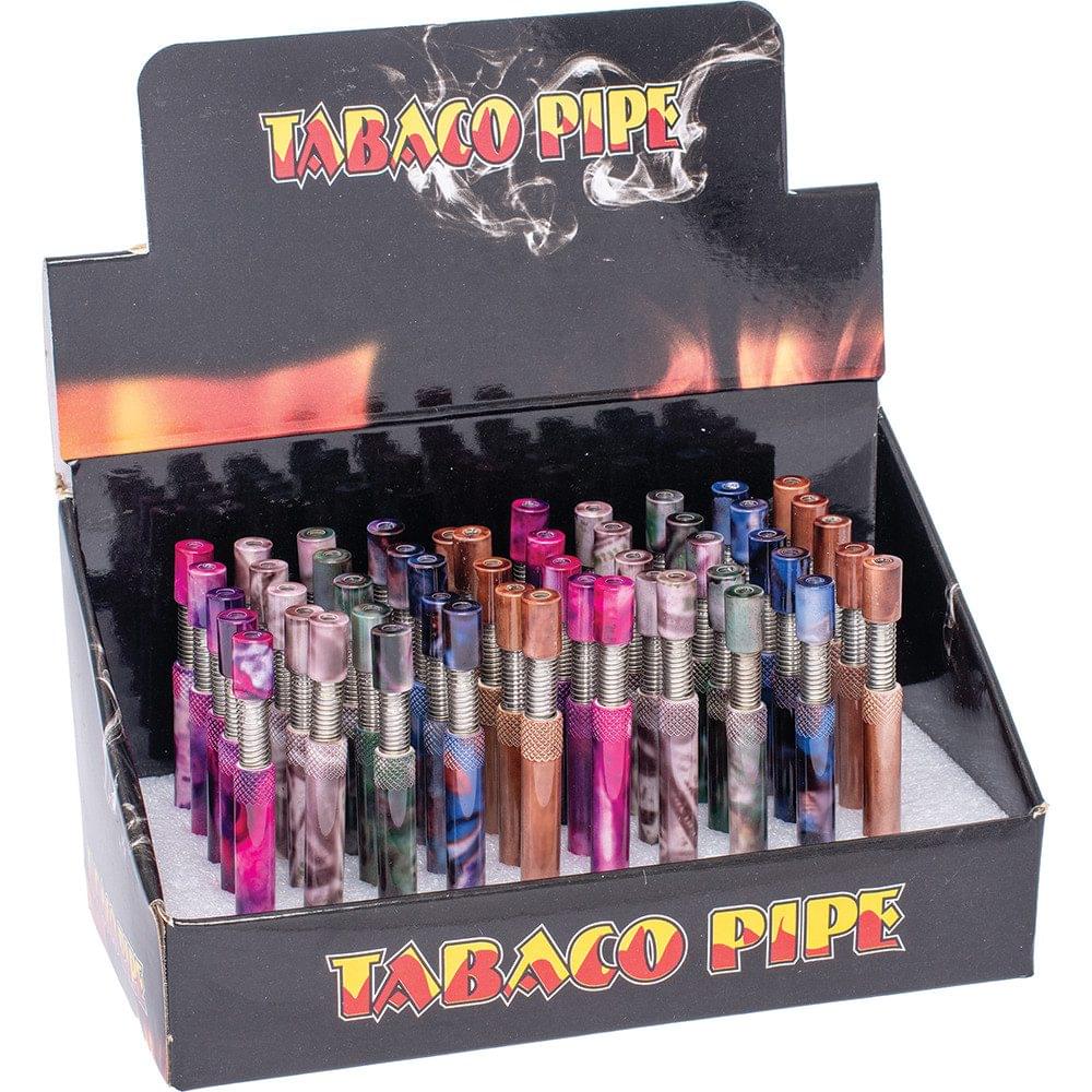 MIX SELF EJECTING SPRING METAL BATS - DISPLAY OF 50