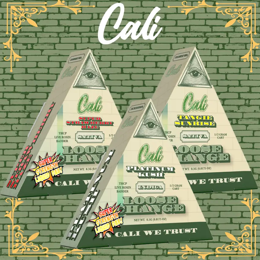 CALI EXTRAX LOOSE CHANGE 0.5G CARTRIDGE - DISPLAY OF 6