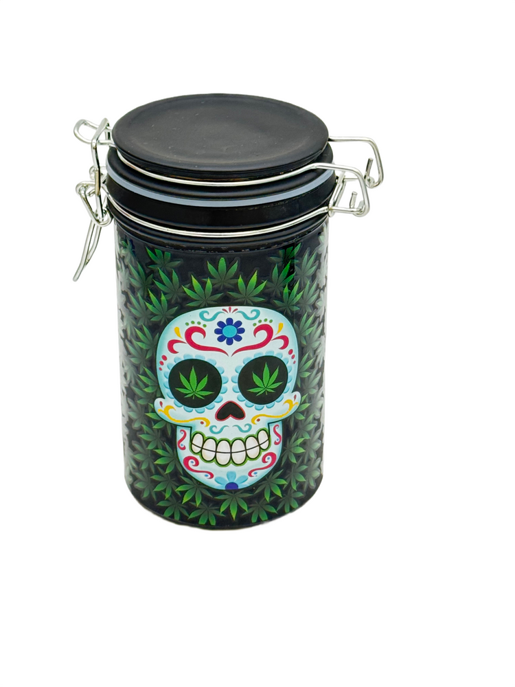 SUGAR SKULL XLARGE STASH JAR - PACK OF 3