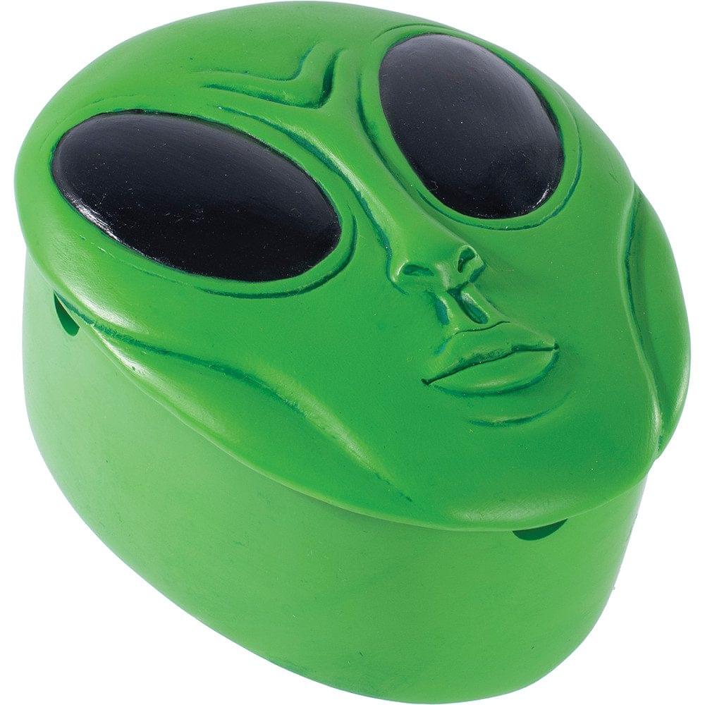 FUJIMA GREEN ALIEN COVERED ASHTRAY
