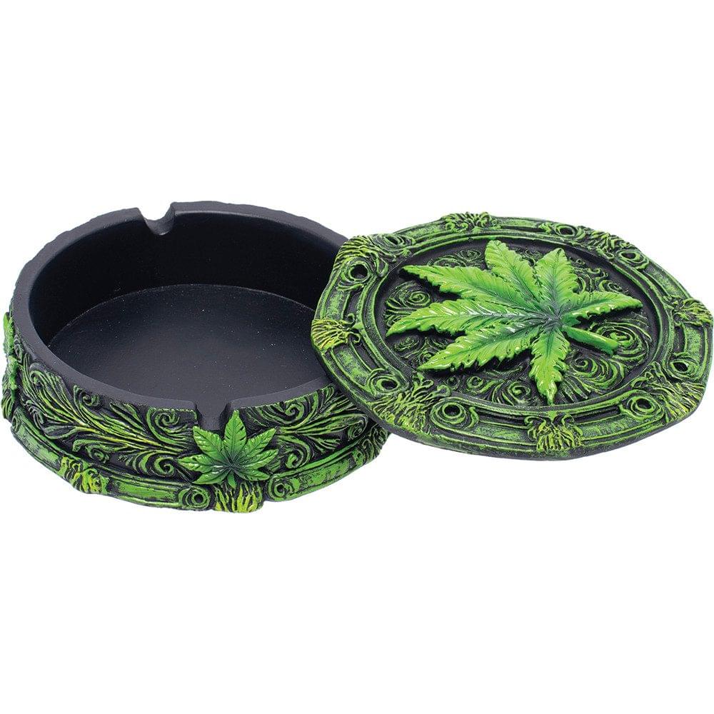 FUJIMA LEAF COVERED ASHTRAY