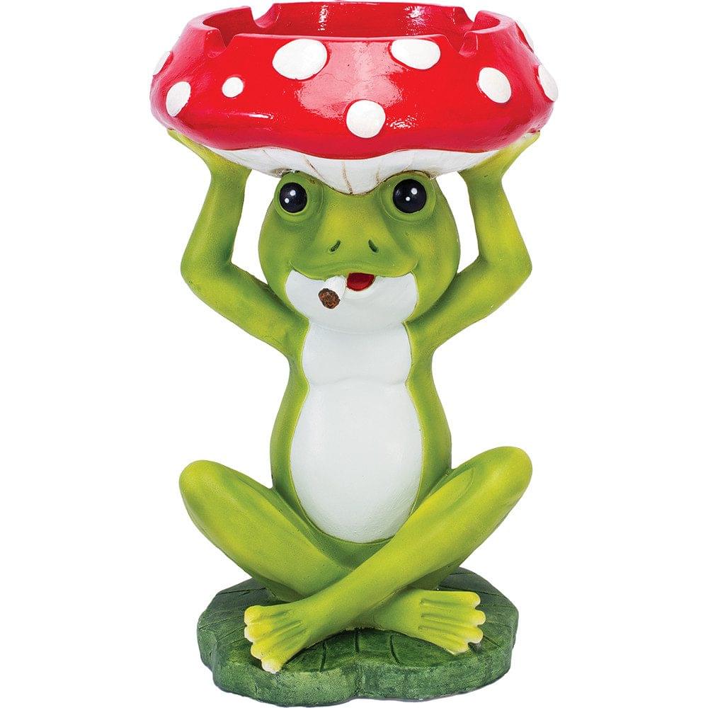 FUJIMA JUMBO FROG MUSHROOM ASHTRAY 18"