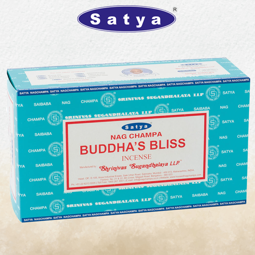 SATYA -BUDDHA'S BLISS INCENSE STICKS - 12CT