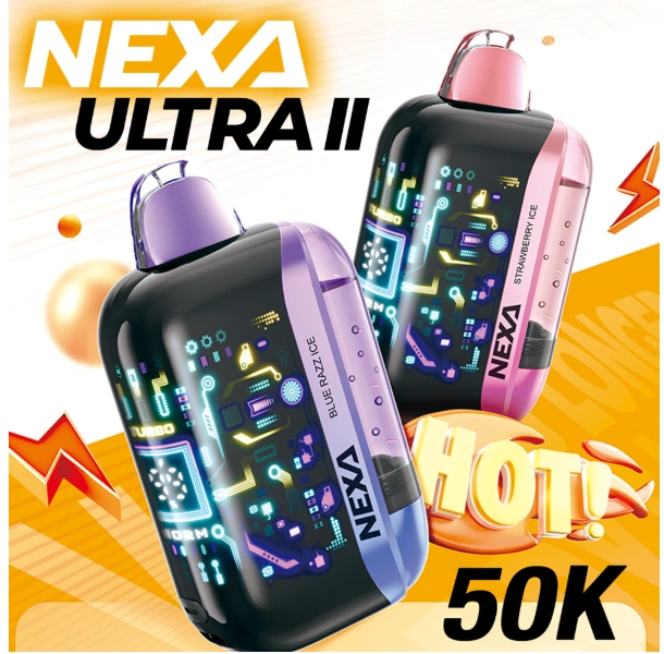 NEXA ULTRA II 50,000 PUFFS DISPOSABLE VAPE – DISPLAY OF 5