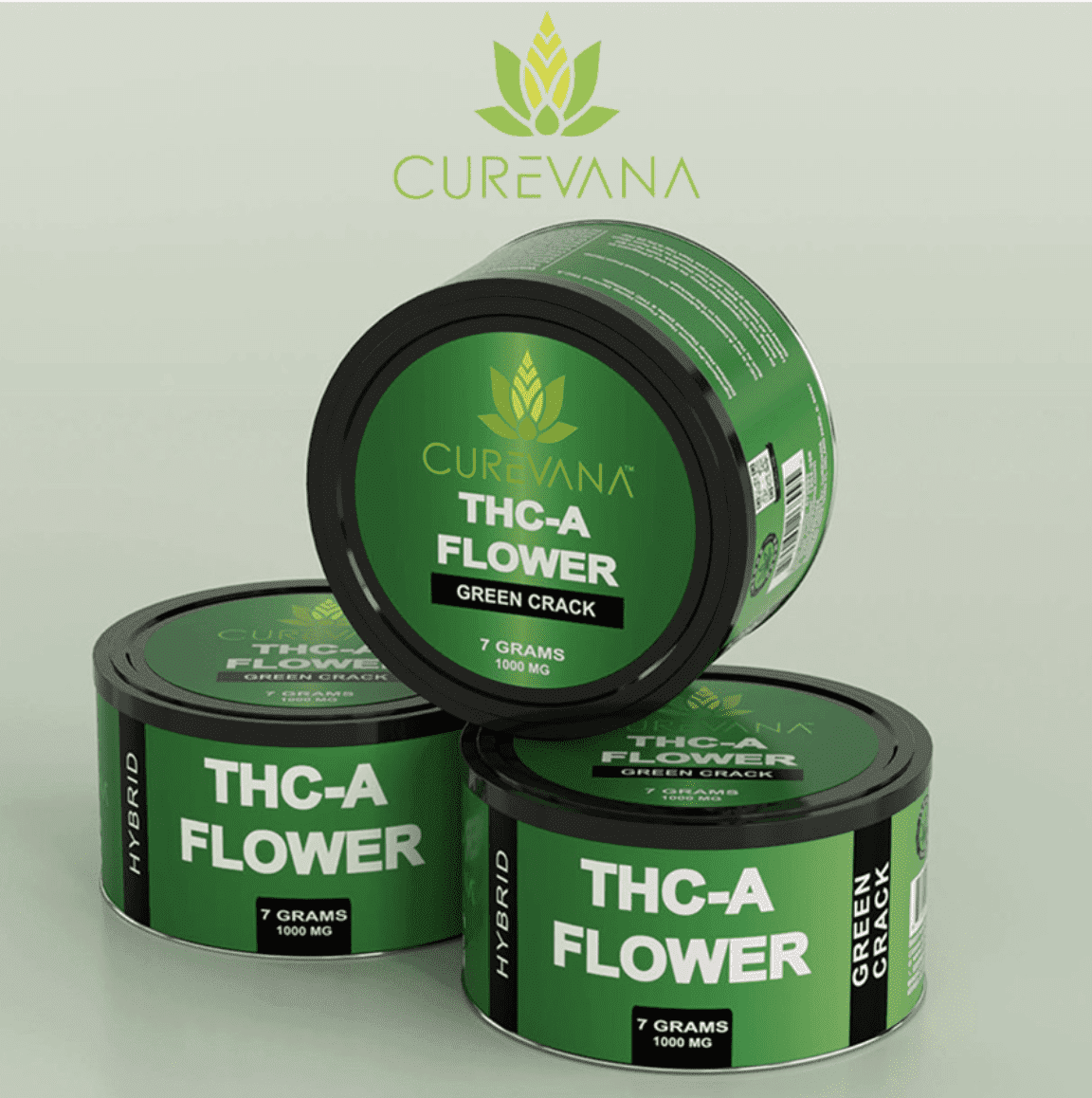 CUREVANA THC-A FLOWER JAR 1000MG - 7 GRAM