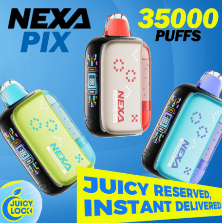 NEXA PIX 35,000 PUFFS DISPOSABLE VAPE - DISPLAY OF 5