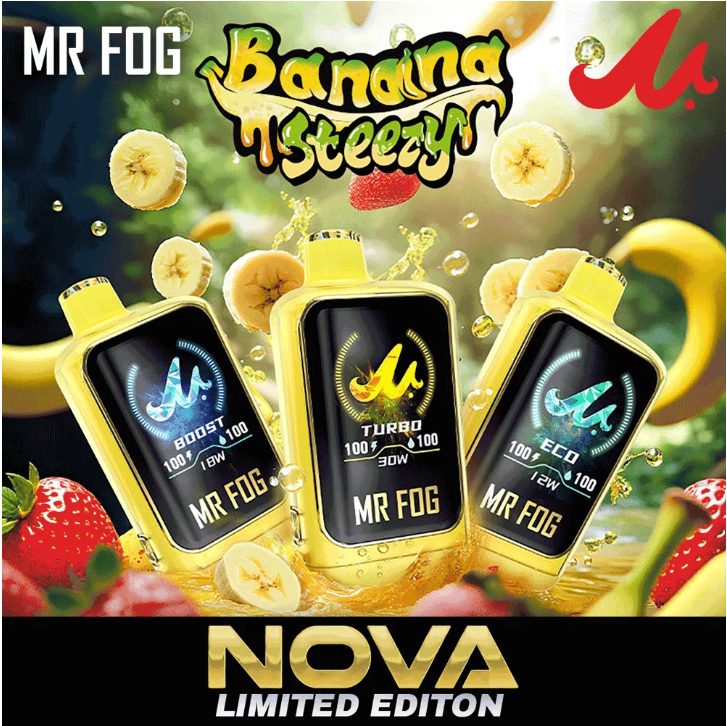 MR FOG NOVA LIMITED EDITION 36,000 PUFFS DISPOSABLE VAPE - DISPLAY OF 5