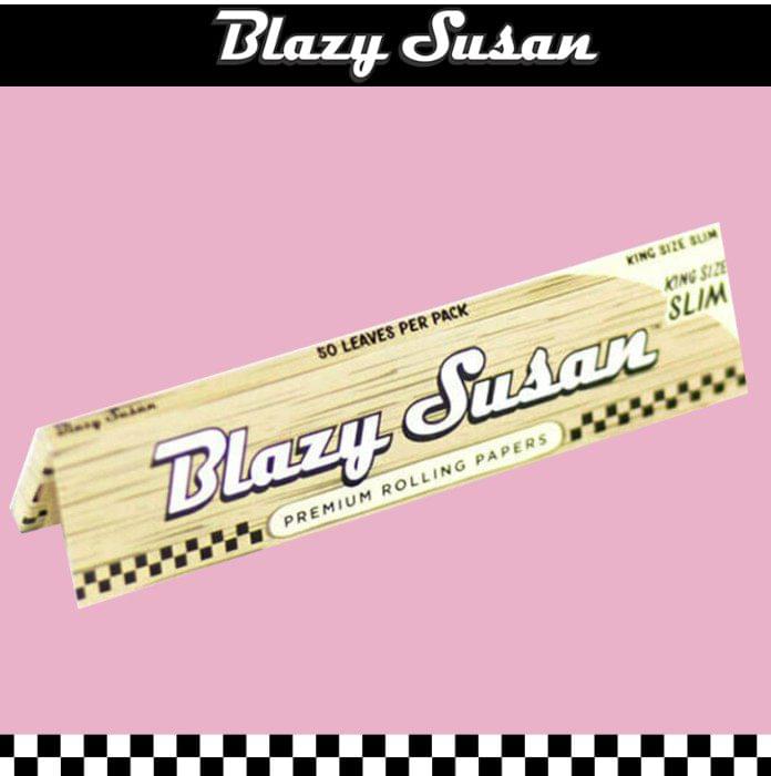 BLAZY SUSAN KING SIZE SLIM UNBLEACHED PAPERS - 50CT