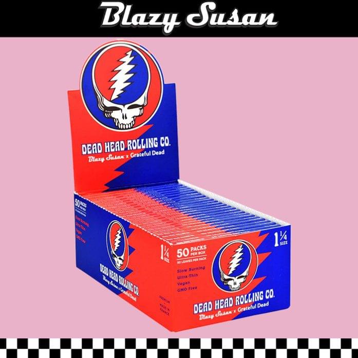 GRATEFUL DEAD X BLAZY SUSAN ROLLING PAPERS - 50CT DFISPLAY