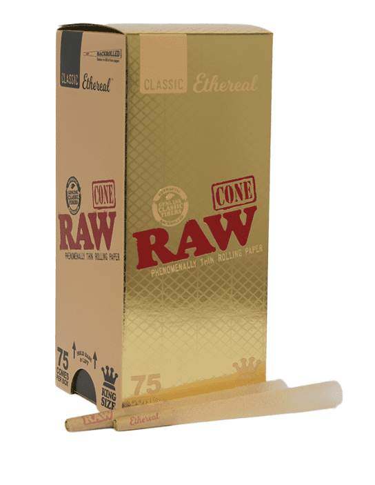 RAW CLASSIC ETHEREAL CONES - DISPLAY OF 75