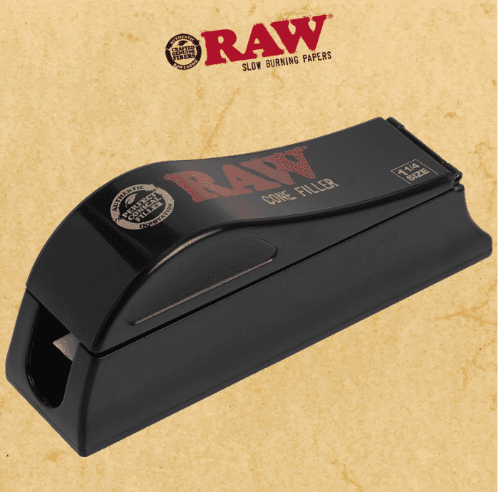 RAW NATURAL ROLLING PAPERS CONE FILLER - 1 1/4 (RAW52)
