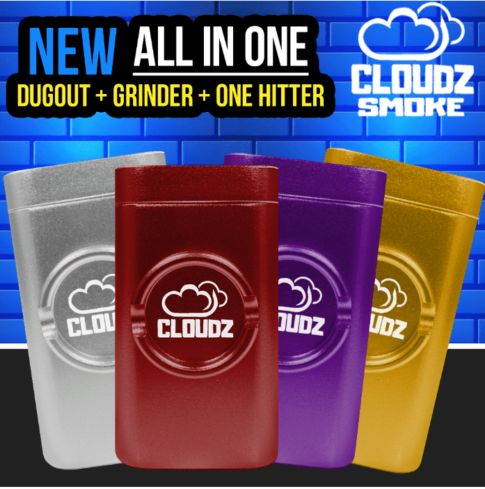 CLOUDZ SMOKE 63MM ORIGINAL GRINDER - DISPLAY OF 6