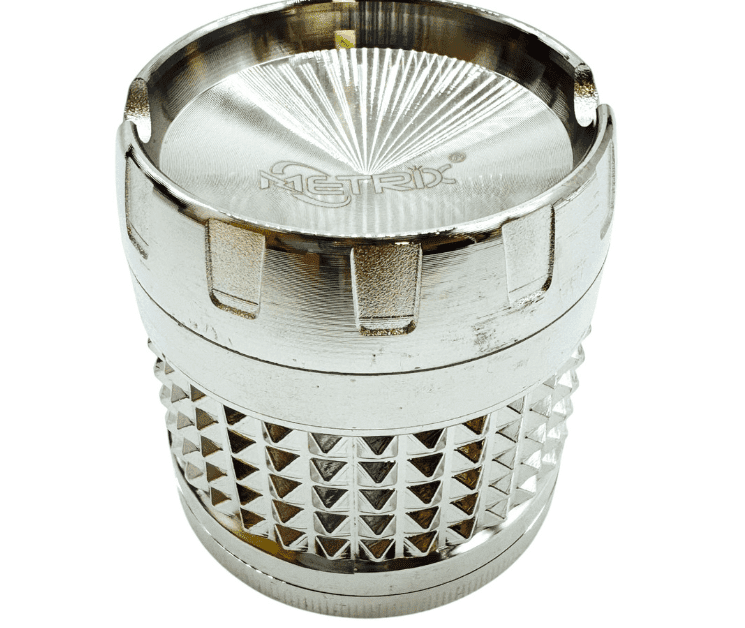 METRIX G-63268 MIX DESIGN ASHTRAY TOP GRINDER - DISPLAY OF 6