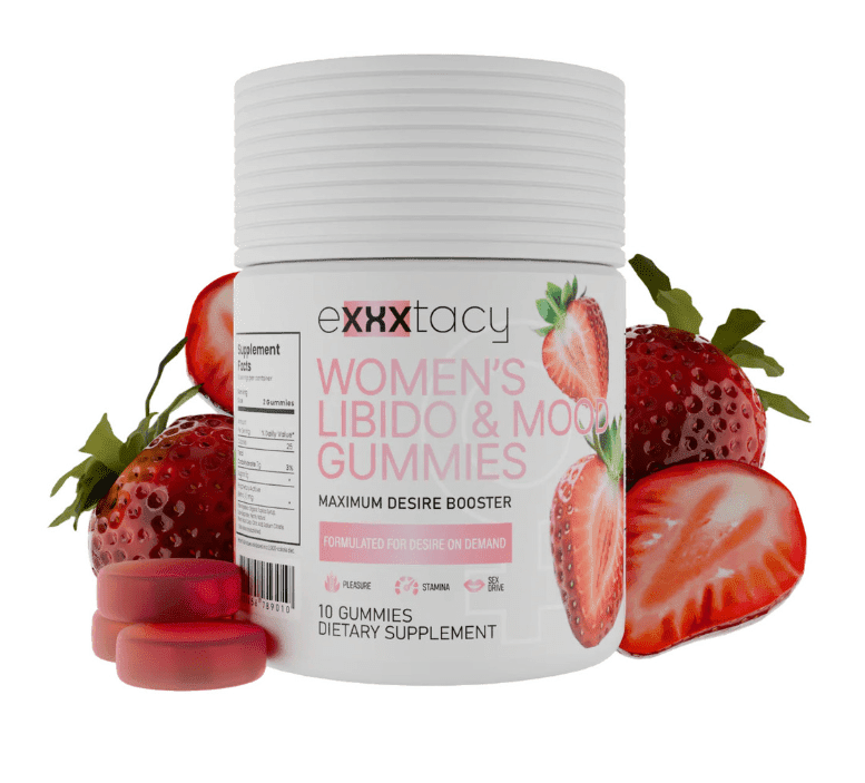 EXXXTACY WOMEN'S LIBIDO AND MOOD GUMMIES 10-PACK JAR