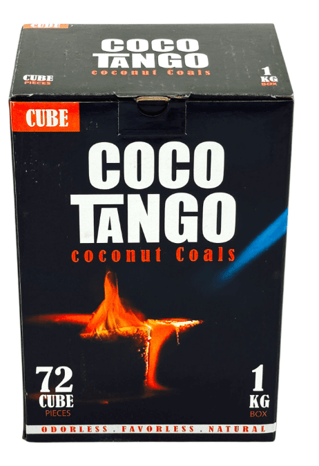 COCO TANGO COCONUT CHARCOAL 1KG - 72 CUBES