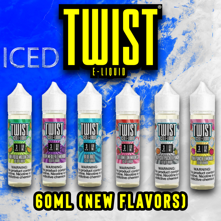 TWIST E-LIQUID - 60ML (NEW FLAVORS)