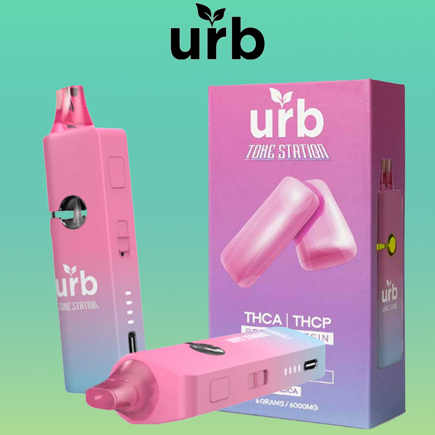 URB TOKE STATION 6G DISPOSABLE THCA/THCP - 5CT DISPLAY