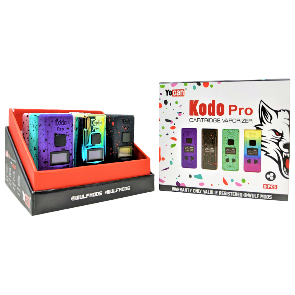 YOCAN WULF KODO PRO VARIABLE VOLTAGE VAPORIZER - 9CT DISPLAY
