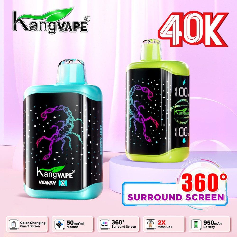 KANGVAPE HEAVEN X 40,000 PUFFS DISPOSABLE VAPE - DISPLAY OF 5
