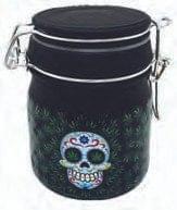 SUGAR SKULL MEDIUM STASH JAR - PACK OF 3