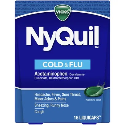Nyquil Cold & Flu Liquicaps 16 ct