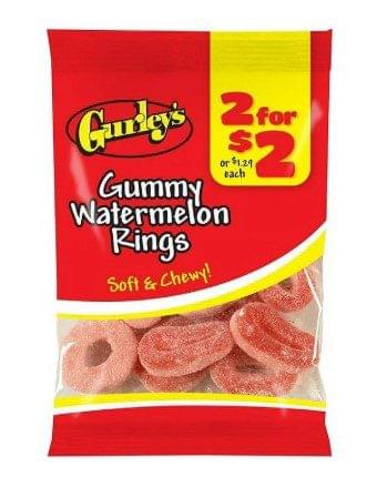 Gurley's Gummy Watermelon Rings
