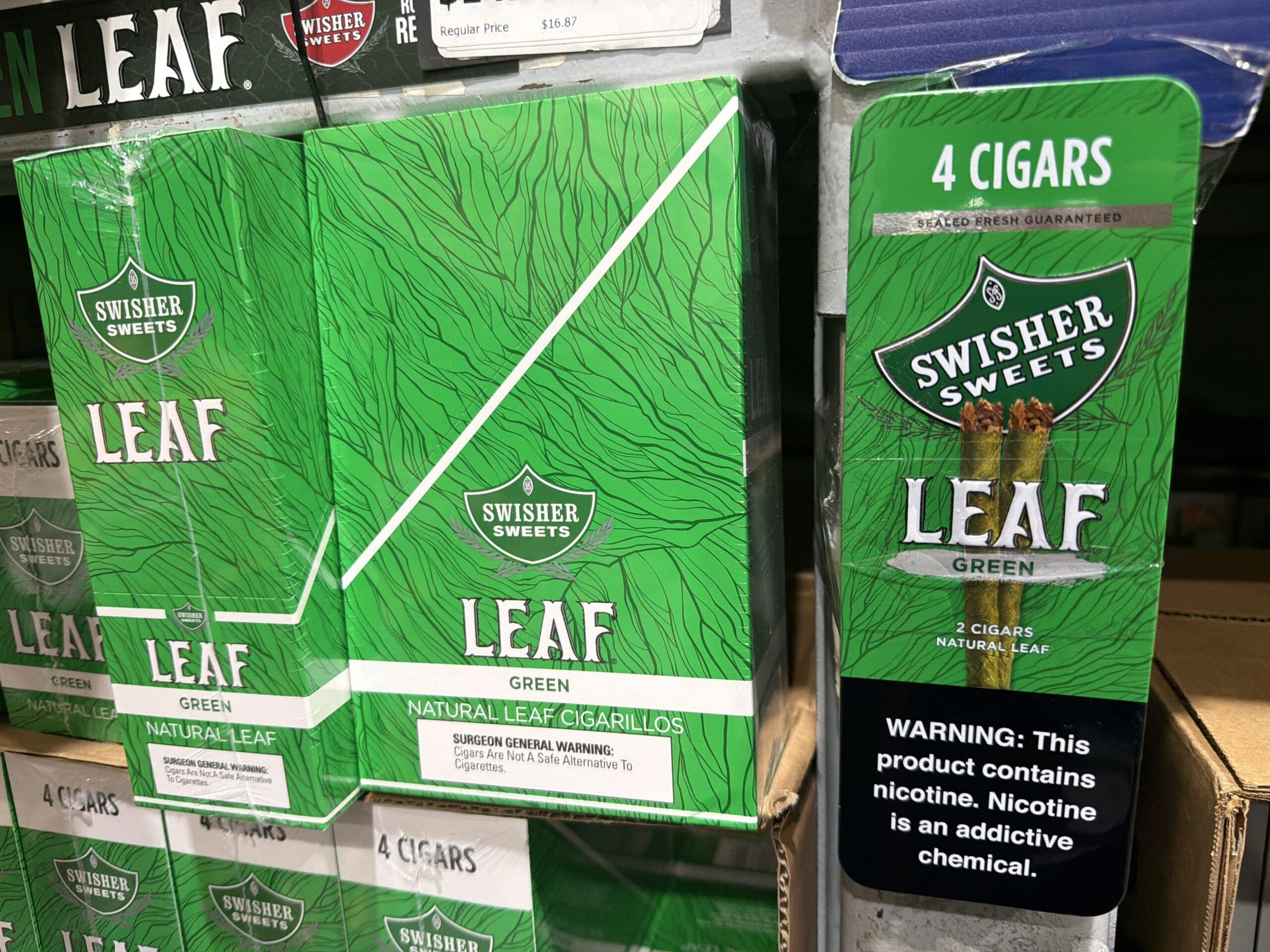 Swisher Sweets Leaf Green TIN