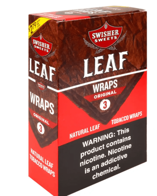 Swisher Sweet Leaf Wraps Original $