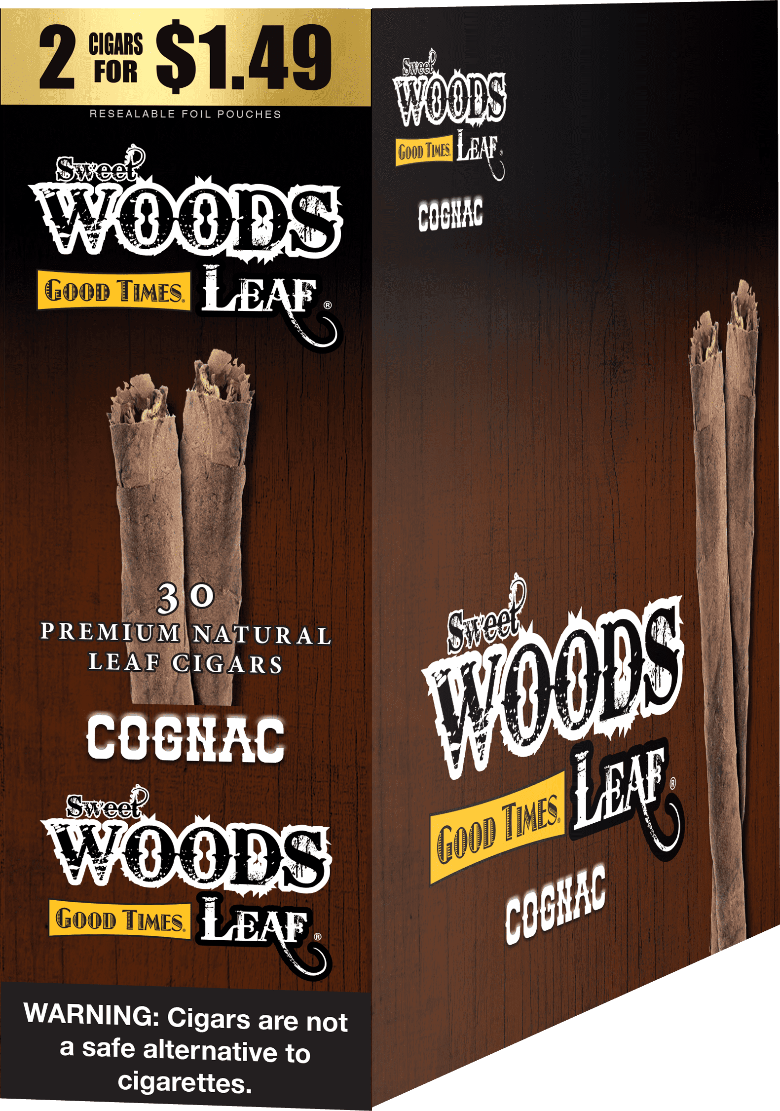 Good Times Sweet Woods Cognac Pouch