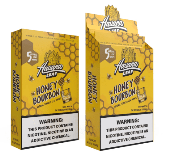 Havana Leaf Wraps Honey Bourbon