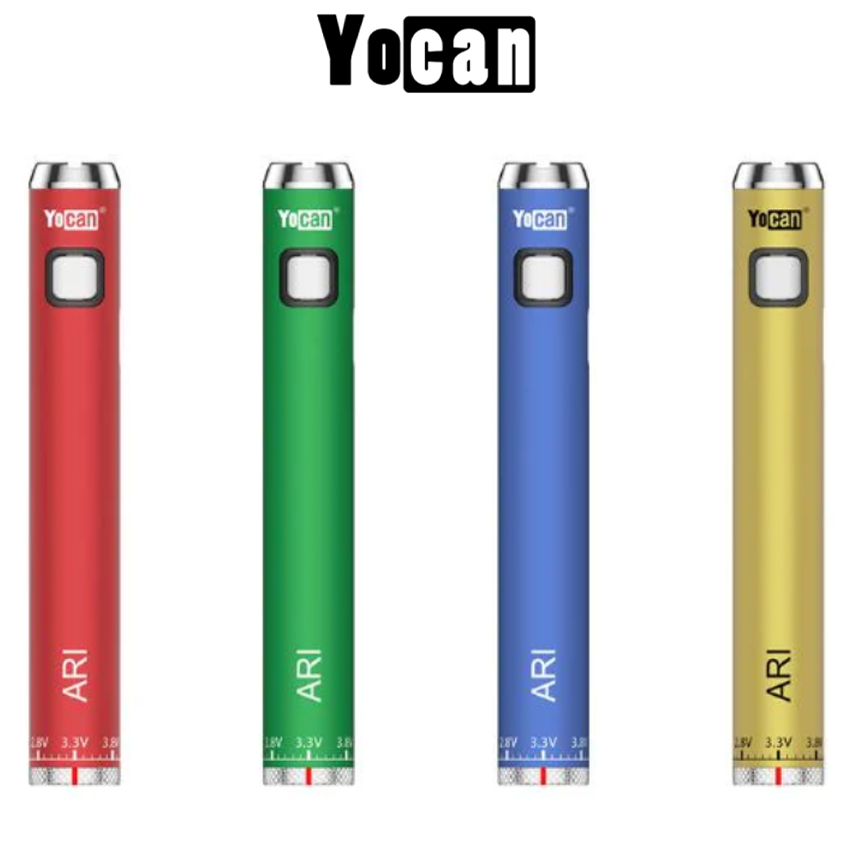 YOCAN ARI SLIM 350mAh ADJUSTABLE BATTERY - 20CT DISPLAY