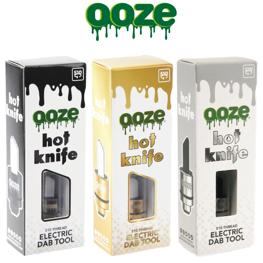 OOZE HOT KNIFE ELECTRIC DAB TOOL ASSORTED COLOR - 12CT DISPLAY
