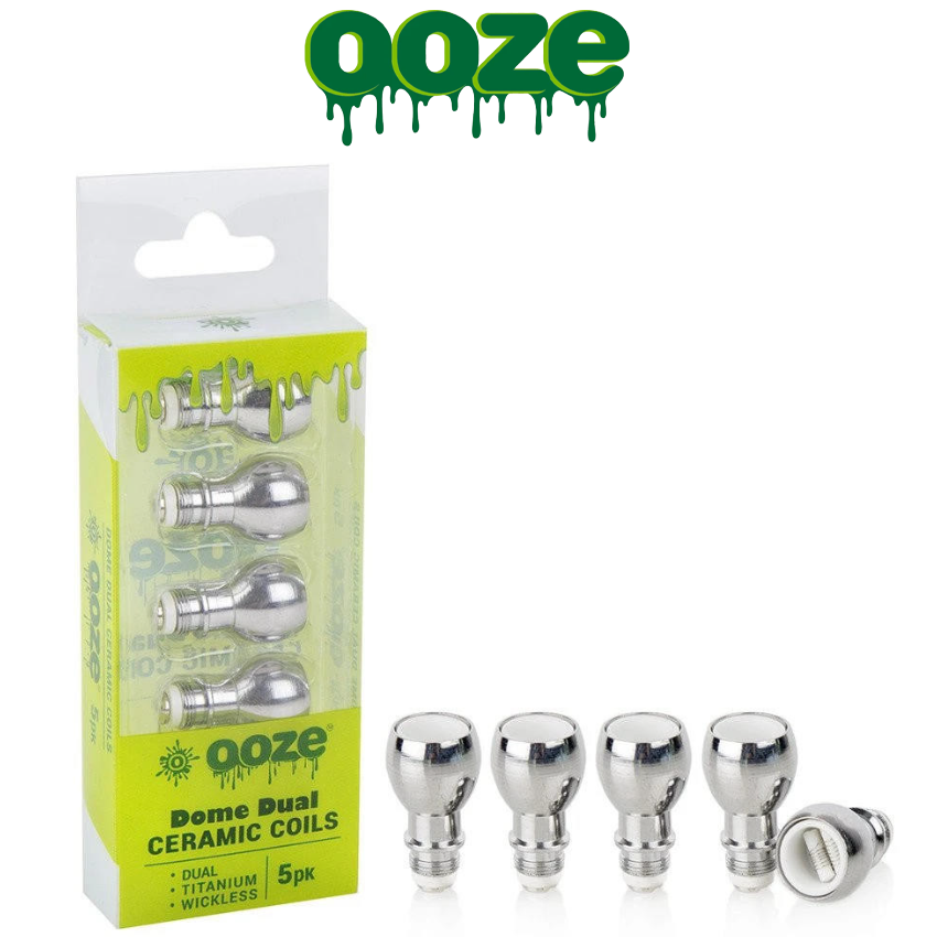 OOZE DOME DUAL CERAMIC COIL - 5CT