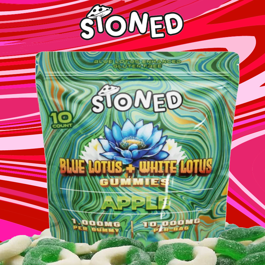 STONED BLUE AND WHITE LOTUS 1,000MG MULTI
